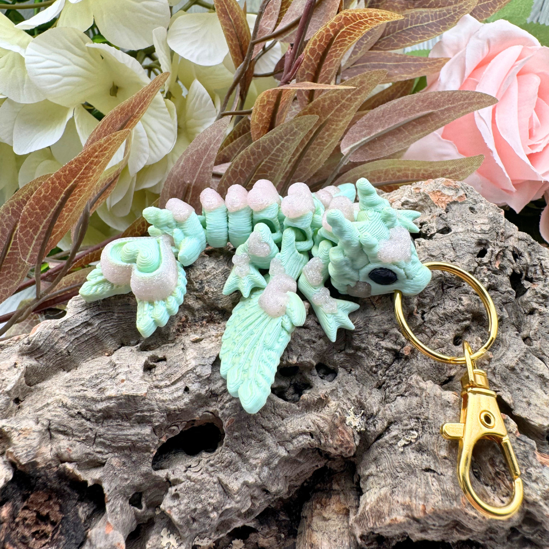 Schlüsselanhänger Herzdrache Tiny
