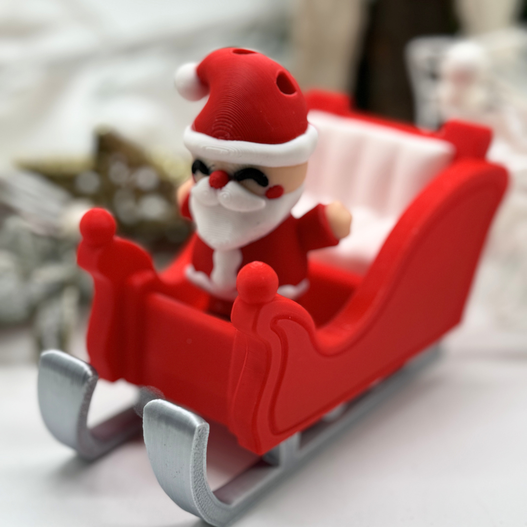 Weihnachtsset Rentiere und Schlitten