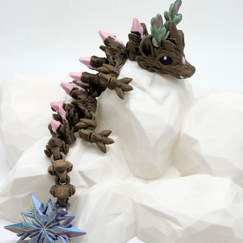 Winter Babydrache Bronze/Polarsky/Rosa