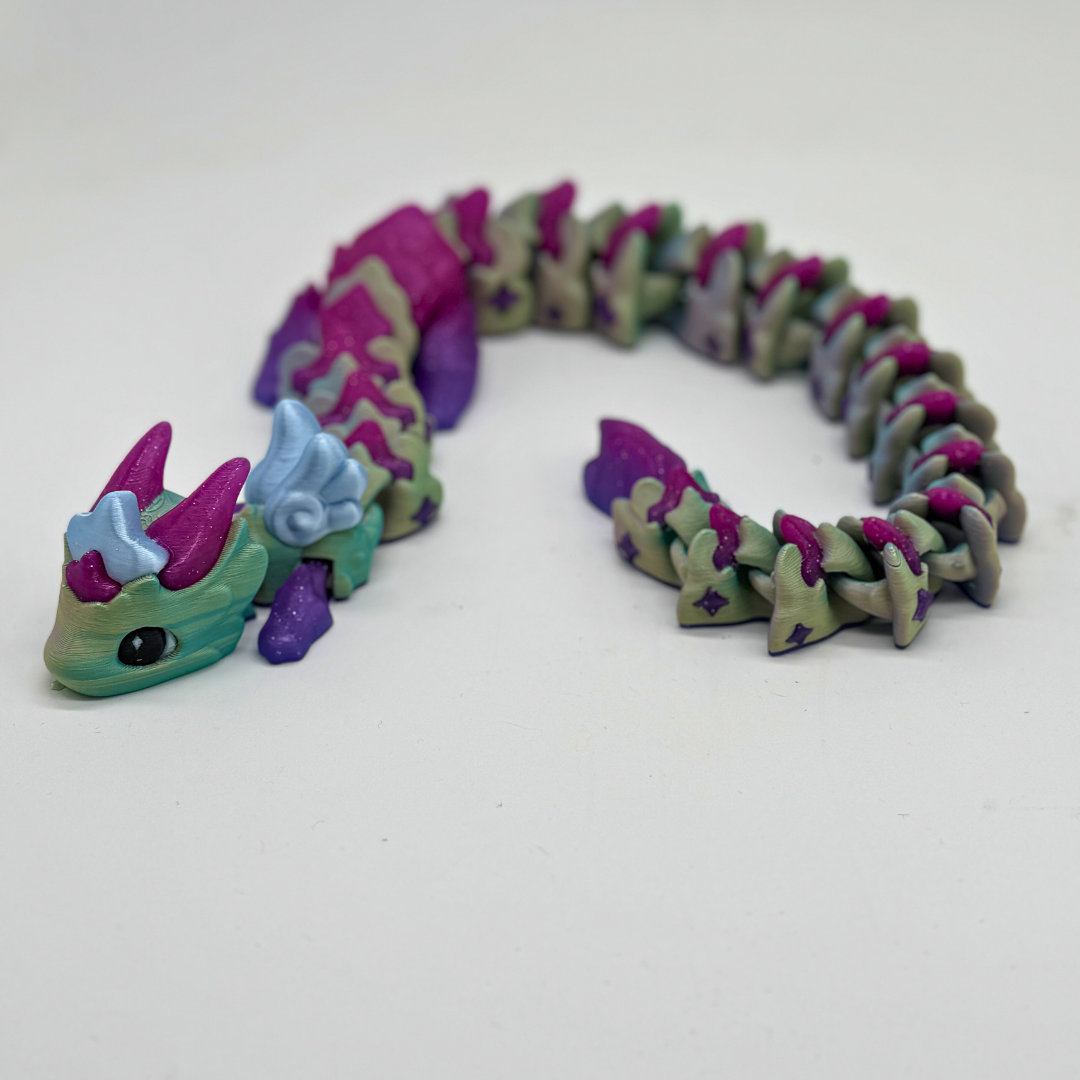 Drache Atria Pastell/Eisblau/Lavendel