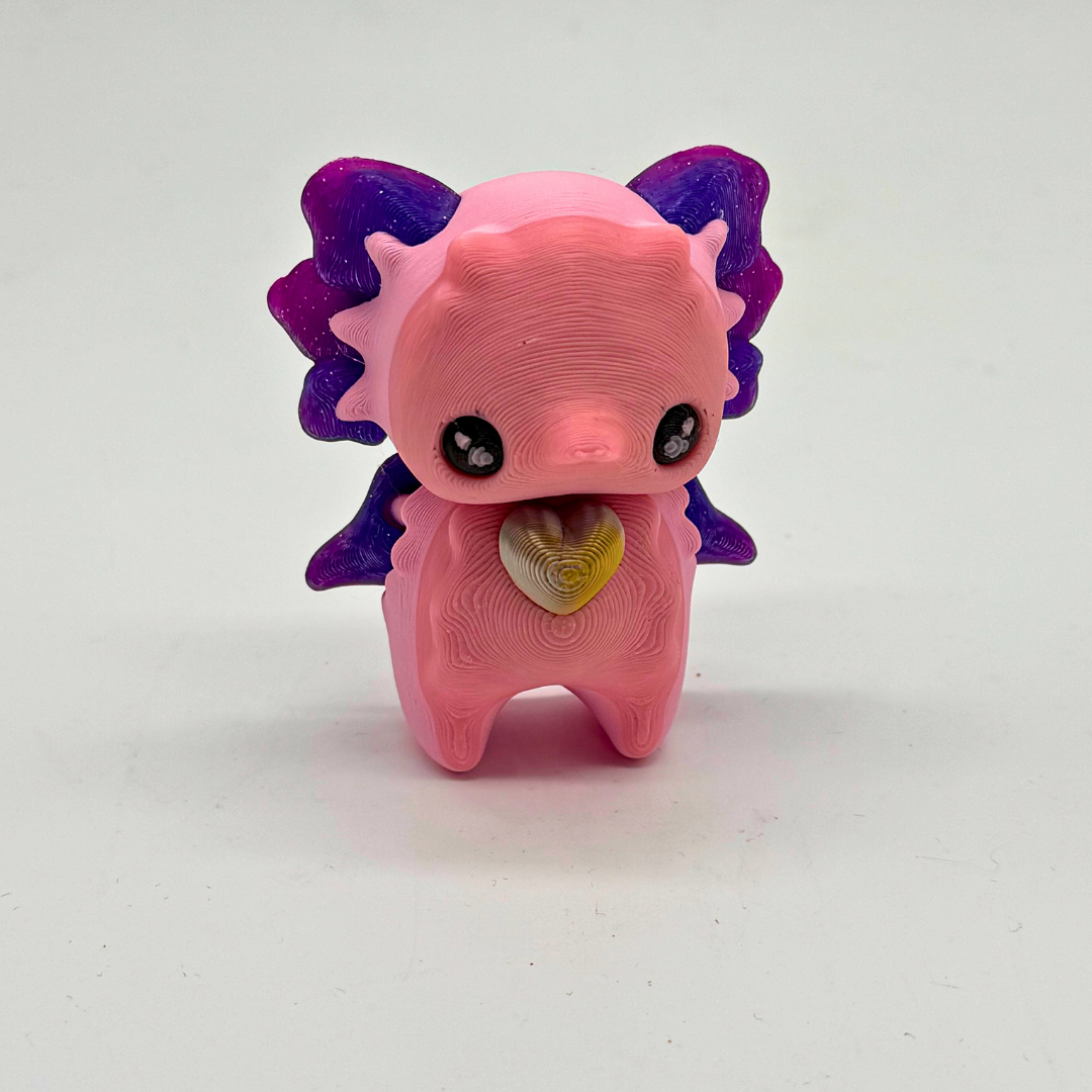 Pixie Axolotlfee Rosa/Pink/Galaxy B Ware