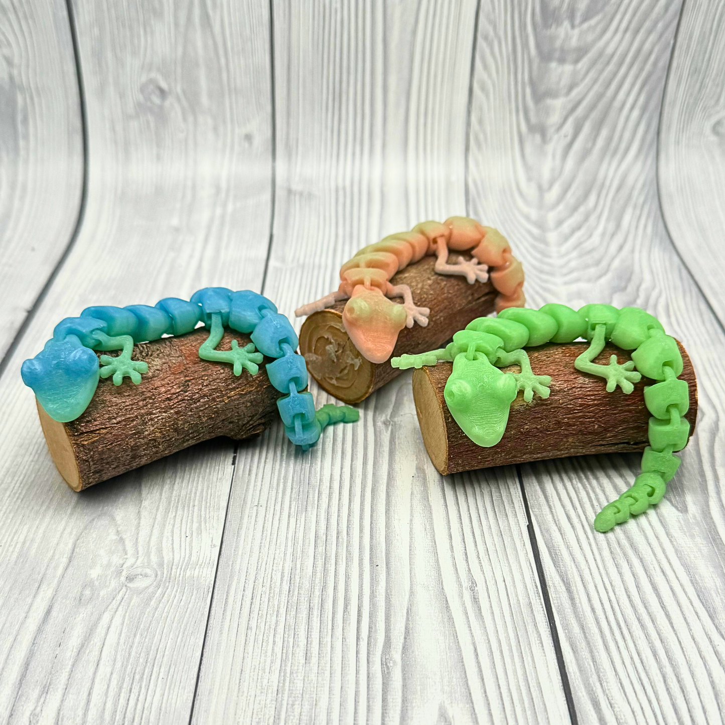 Flexi Gecko Glow in the Dark Regenbogen