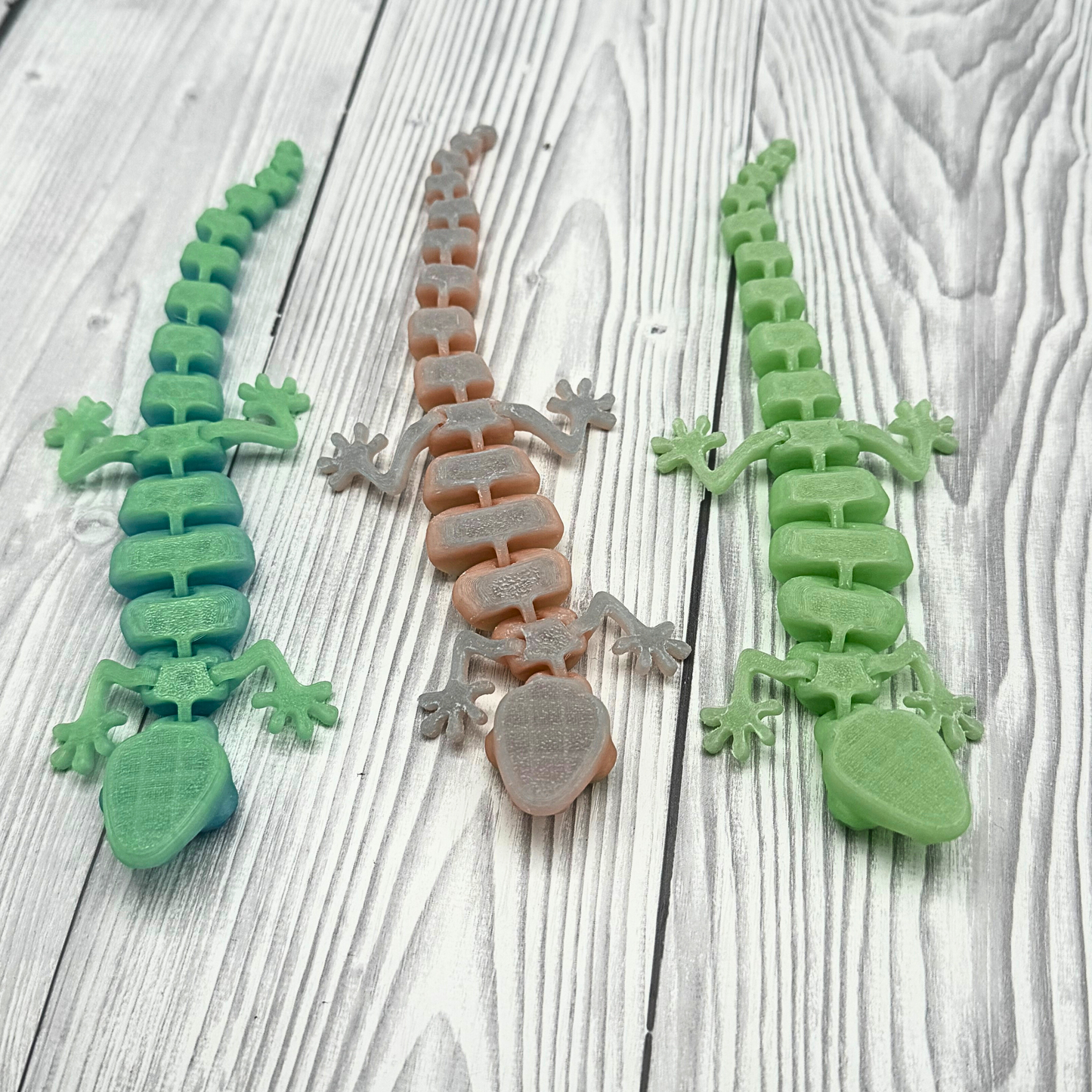 Flexi Gecko Glow in the Dark Regenbogen