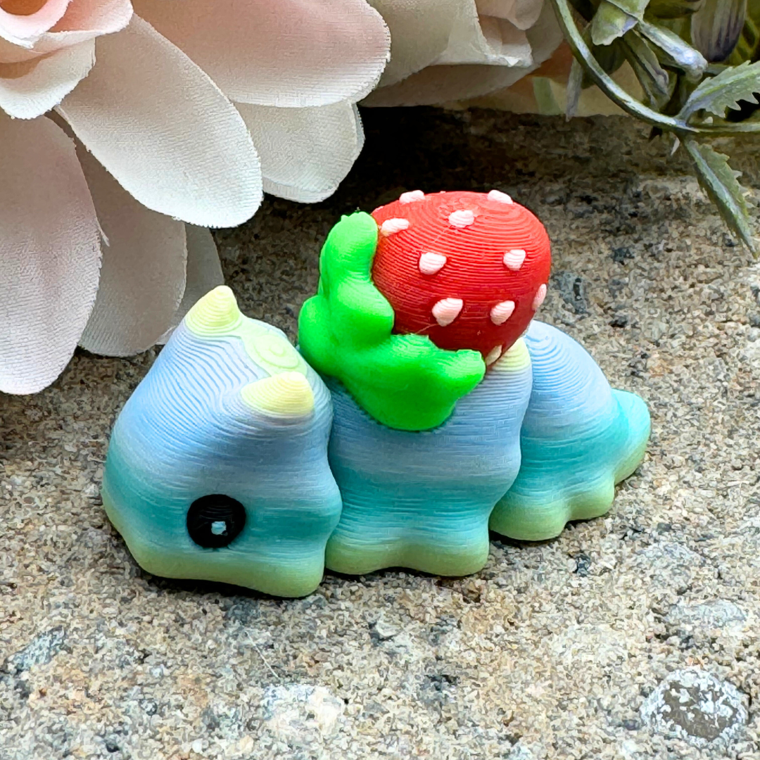 Flexi Schnecke Erdbeere Regenbogen