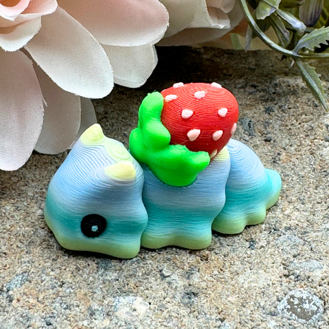 Flexi Schnecke Erdbeere Regenbogen