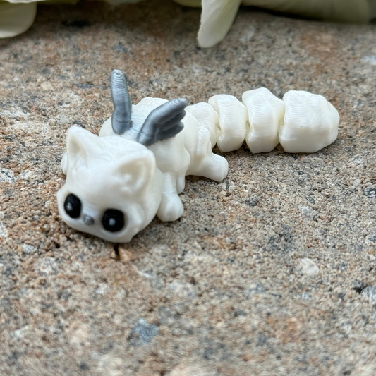 Flexi Meowl Weiß/Silber