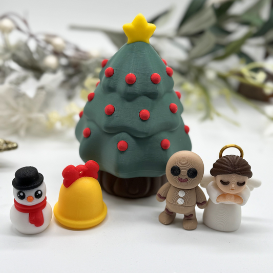 Weihnachtsüberraschungsset mit Figuren