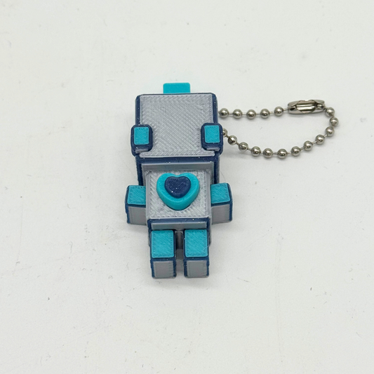 Schlüsselanhänger 8-Bit Roboter
