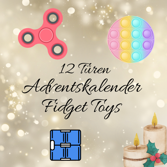 Adventskalender Fidget Toys 12 Türen
